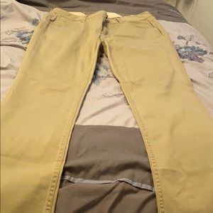 Beige Burberry Brit Pants